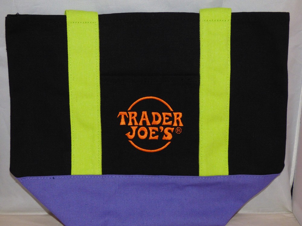 Trader Joe’s – Mini Canvas Tote Bag – Multicolor – Halloween 2025 – Limited Ed