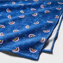 Sun Squad Rainbow Beach Towel in Blue, 28″ X 58″