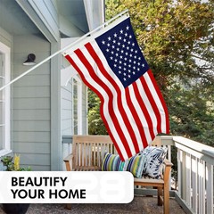American Flag 4×6 Ft, Made From 210D Polyester, Embroidered Stars, Sewn Stripes