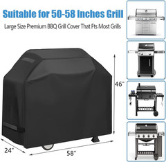 100% Waterproof BBQ Gas Grill Cover for Weber Spirit II E-310 E320 E220 E210 USA