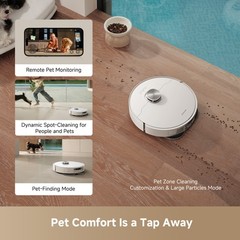 DREAME L40s Ultra AE White Robot Vacuum 19kPa Suction｜Certified Refurbished