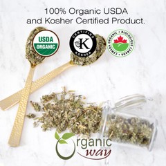 Organic Way Raspberry Leaf Cut & Sifted – Organic, Kosher & USDA Certified