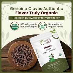 Organic Way Hand Selected Cloves Whole – Organic, Kosher & USDA Certified
