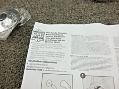 Unused Moen Cleveland Faucet 40311V Cornerstone Tub Spout & Trim Chrome