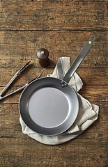 deBUYER MINERAL B Round Iron Fry Pan 28cm 11-Inch Japan F/S