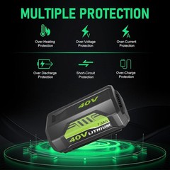 For RYOBI 40V 8 Ah Lithium-Ion High Capacity Battery OP40404 OP4050A OP4015 Lots