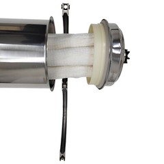 PVDF Ultrafiltration Membrane Filter 8000L/h Stainless Fluid Purification Tool