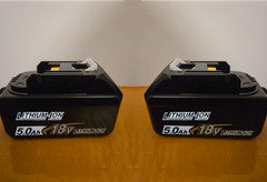 2X 5.0Ah For Makita BL1860 BL1850 18V Li-ion LXT Battery BL1850B BL1830 BL1860B