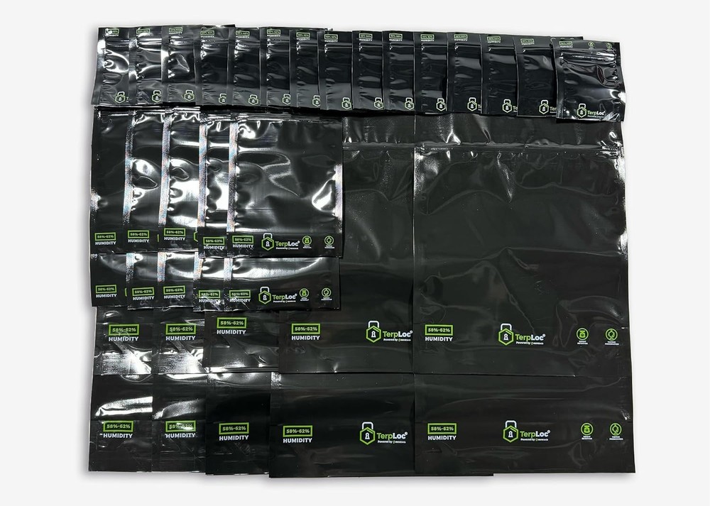 6 lb Opaque Bundle – Terploc Pouch Set: (10) 1/2lb, (10) 1oz, (15) 1/8oz