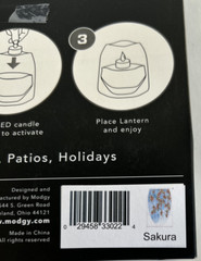 Modgy Luminary Lantern Sakura (LS2) – Open Box w/ all items Not available online