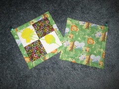 Yellow Roses w/Jungle backing Handmade Kitchen Potholder Set of 2