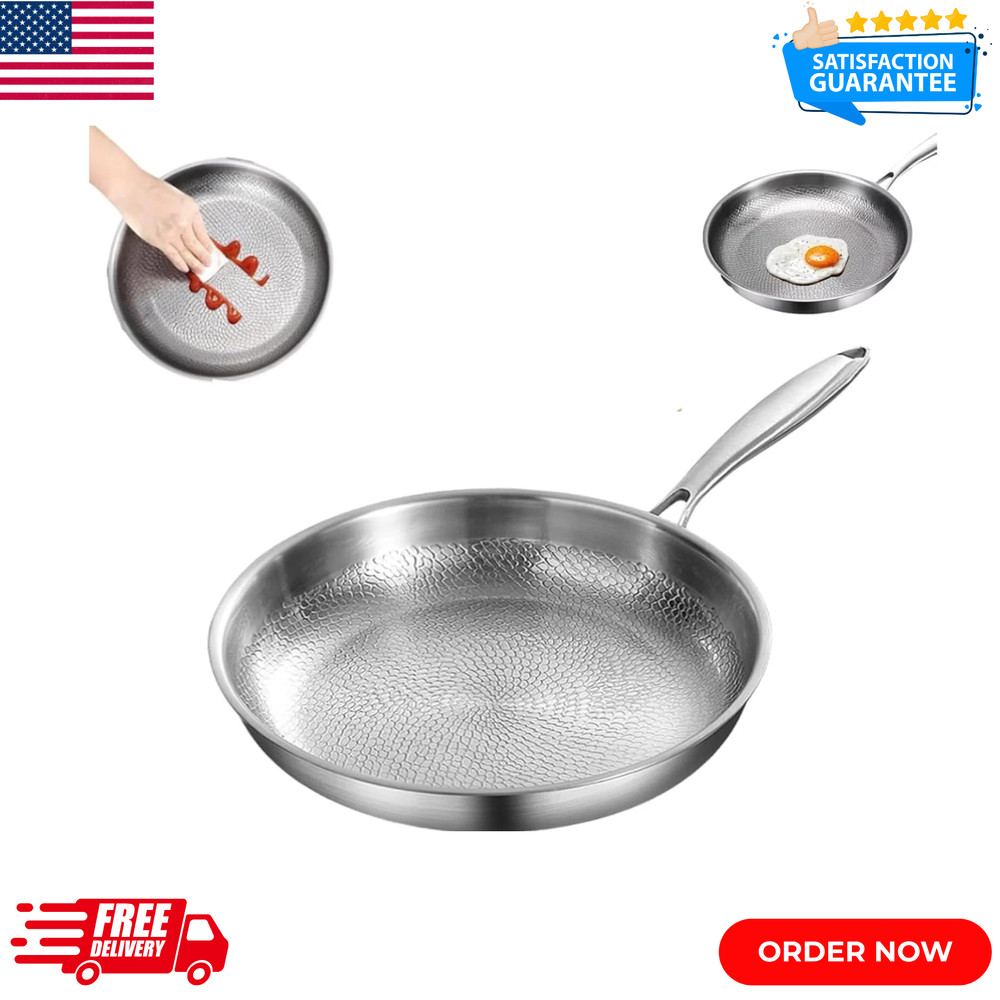 Titanium Hammered Pan Pro, 2025 New Multifunctional Ultra-Durable 11.02IN