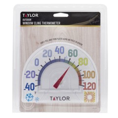 TAYLOR Seasons WINDOW CLING 7″ Outdoor Thermometer No Tool Needed EASY #5323