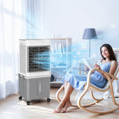 Evaporative Air Cooler 2800CFM Swamp Cooler Fan with 10Gal Detachable Water Tank