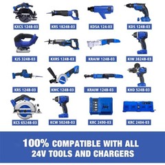 4.0ah For Kobalt 24V Battery Pack KB624-03 KB524-03 KB424-03 KRS 1824B-03 US