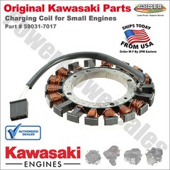 Genuine OEM Kawasaki Charging Coil for Small Engines / FR651V-AS06, 59031-7017