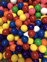 3 pounds of Assorted Flavor 1 Inch Gumballs for Bulk Vending Dubble Bubble Gum