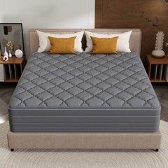 12/14 Inch Memory Foam Spring Hybrid Mattress In A Box Twin Full Queen King Gray