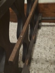 VTG MCM Sculptural Modernist Solid Wood Wine Rack Circa 1970s W/Makers Mark