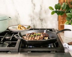 Lodge Cast Iron Grill Pan Square 10.5 Inch L8Sgp3Plt