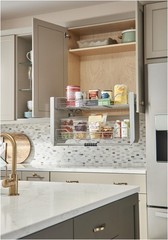 Rev-A-Shelf 5PD-36 Modern 34-1/4″ Pull Down Shelf Organizer for – Chrome