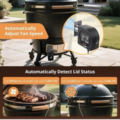 INKBIRD Automatic Smoker Fan Controller WiFi Bluetooth Infrared Thermometer Gun
