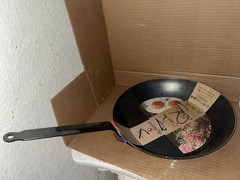 De Buyer Blue Carbon Steel Acier Steel Omelet Pan 12.5” Made In France