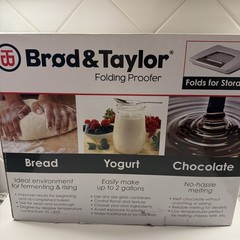 Brod & Taylor Folding Proofer (Model FP-101) Bread Yogurt Chocolate Self Storage