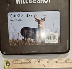 Hunters Only” Metal Sign Picture Frame – “Violators Will Be Shot” -…
