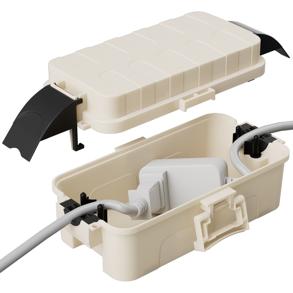 Outdoor Extension Cord safety Cover Waterproof Electrical Connection Box-US ship