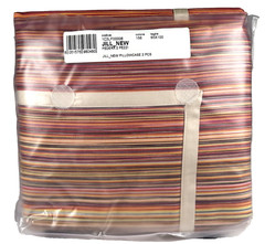 Missoni Milano Jill New King Pillowcases Pair Multicolor Stripe 65×100 cm Italy
