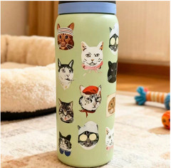 Owala 32oz FreeSip Water Bottle Cat Collage Catwala Urban Outfitters Exclusive