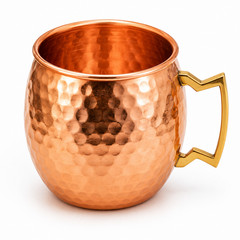 100% Handmade 16oz Solid Copper Mule Mug – Barrel Shaped Mug (Set of 2)