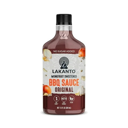 Lakanto Bbq Sauce Original Monkfruit Sweetened 13 Fo (Pack of 8)