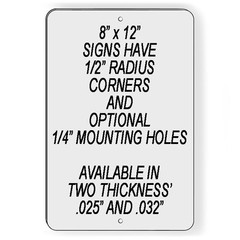 No Parking Anytime Double Arrows Metal Sign Or Decal 6 SIZES SNP003