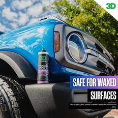 3D Wash N Wax Car Wash Soap – pH Balanced, Easy Rinse, Scratch Free Soap with Wa