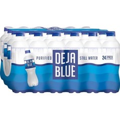 Deja Blue Purified Drinking Water, 16.9 fl oz Bottles (24 Pack)
