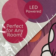 Disney Junior Minnie Mouse Light Up Wall Art Any Room Idea Nuova LED New