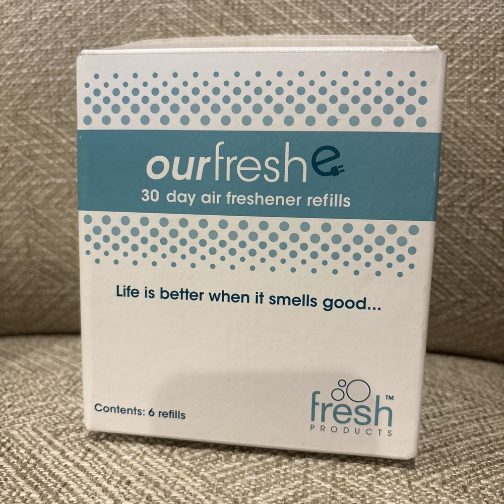 OurfreshE Air Freshener (6-Refills) Scent Lasts 30-Days Each USA