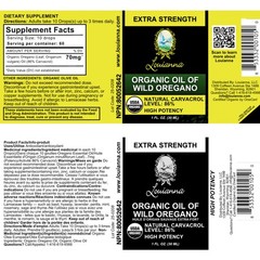 Louianna – Organic Wild Oregano Oil, Pure Oil of 1.02 Fl Oz (Pack 1)