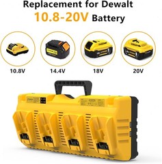 2Pack For DeWalt 20V 20 Volt Max XR 12.0AH Lithium Battery DCB206-2 / Charger