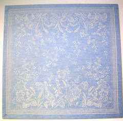 WILLIAMS SONOMA PRIMAVERA JACQUARD DINNER NAPKINS COTTON/LINEN SET OF 4 NEW/WTAG