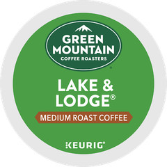 Green Mountain Coffee Lake and Lodge, Keurig K-Cup Pod, Medium Roast, 24 Count