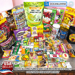 80 Pieces With Drink & Ramen Mix Variety Asian Snack Box Japanese Korean Taiwan