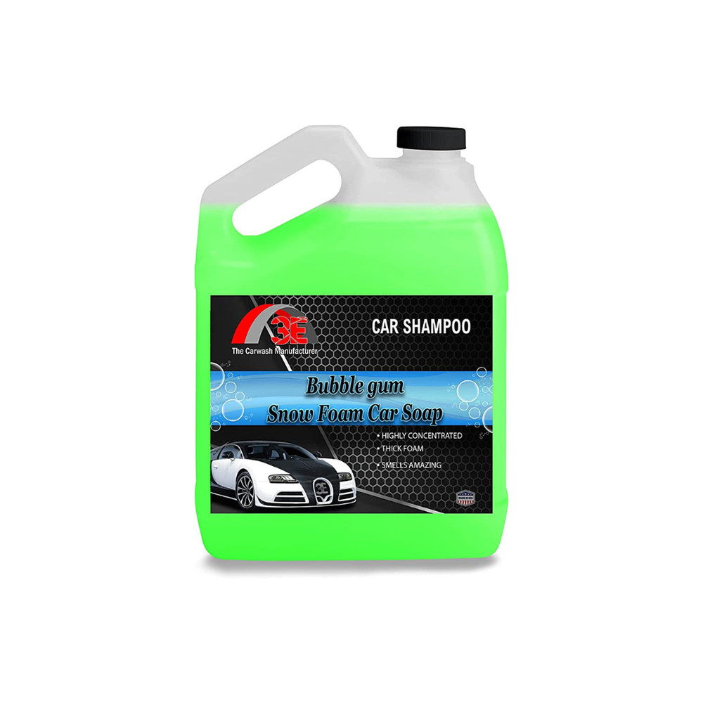 3E Bubblegum Car Wash Snow Foam Soap Pressure Washer Gun Cleanser, Concentrated