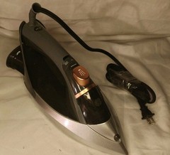 Conair GI500 ExtremeSteam Steam & Dry Iron Silver Black Tested Working Used