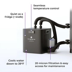 The Pod Chiller Indoor & Outdoor Standard Black Water Chiller