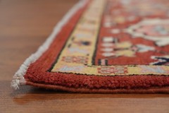 Oriental Area Rug 6×9 Vegetable Dye Geometric Hand-knotted Wool for Any Room