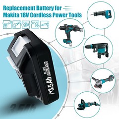 US for Makita 18V 3.5Ah LXT Li-ion Battery BL1830 BL1815 BL1850 BL1860 / Charger
