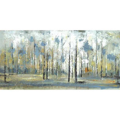 24 In. H X 48 In. W Sky Branches Canvas Wall Art Print Large Abstract Wall Decor